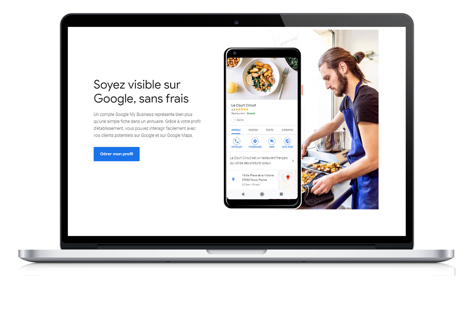 Ouvrir votre compte sur Google My Business